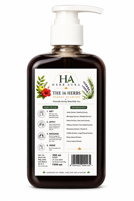 Herb Aura - "THE 16 HERBS' Shampoo