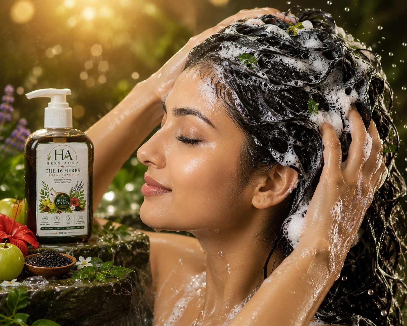 Herb Aura - "THE 16 HERBS' Shampoo